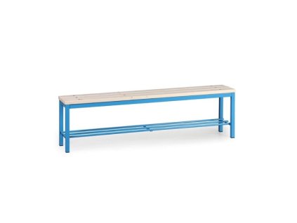 Umkleideraumbänke LS7485 - Länge 1,5 m mit Schuhrost