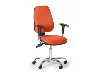 Bürostuhl Alex Biedrax Z9660o mit Armlehne und Gestell Verchromt