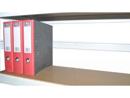 Begrenzung für Regale 100 cm, weiss