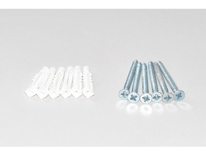 Verankerungsmaterial für Wandregal Anbauregal - Höhe 100 cm