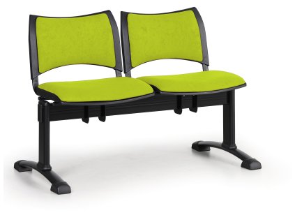 Lavice do čekárny čalouněná Smart Biedrax LC9212z - podnož černá