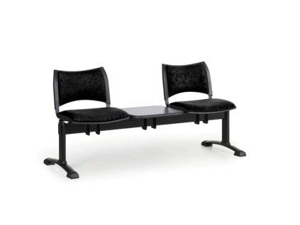 Lavice do čekárny čalouněná Smart Biedrax LC9213c - podnož černá