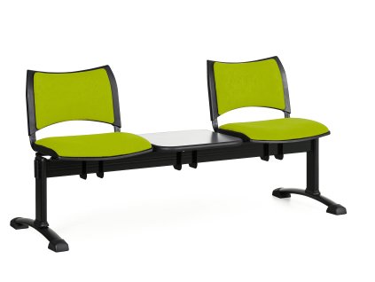 Lavice do čekárny čalouněná Smart Biedrax LC9213z - podnož černá