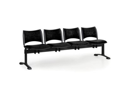 Lavice do čekárny čalouněná Smart Biedrax LC9216c - podnož černá