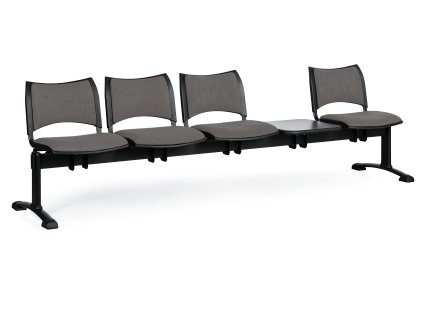 Lavice do čekárny čalouněná Smart Biedrax LC9217s - podnož černá