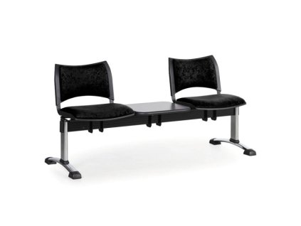 Lavice do čekárny čalouněná Smart Biedrax LC9219c - podnož chromovaná