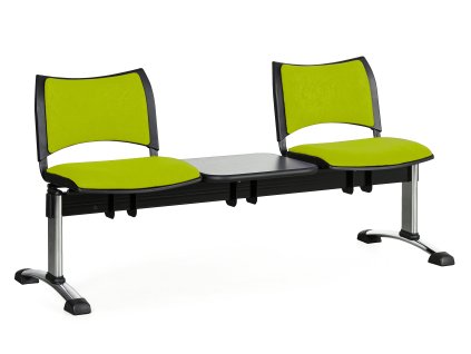 Lavice do čekárny čalouněná Smart Biedrax LC9219z - podnož chromovaná