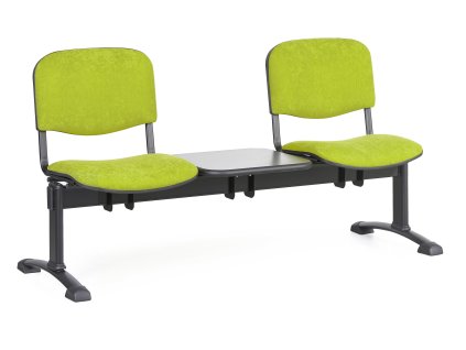 Lavice do čekárny čalouněná Viva Biedrax LC9369z - podnož černá