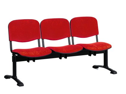 Lavice do čekárny čalouněná Viva Biedrax LC9370CV - podnož černá