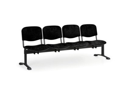 Lavice do čekárny čalouněná Viva Biedrax LC9372c - podnož černá