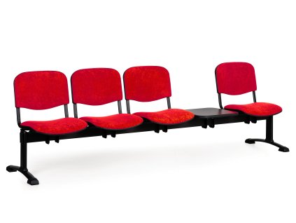 Lavice do čekárny čalouněná Viva Biedrax LC9373CV - podnož černá