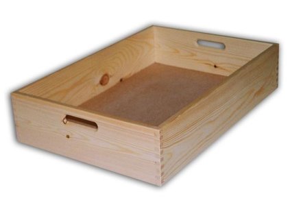 Holzkiste 60 x 40 x 13 cm - Biedrax
