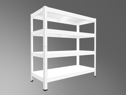 Speisekammer Regale Biedrax 40 x 60 x 120 cm weiss, 4 Fachböden