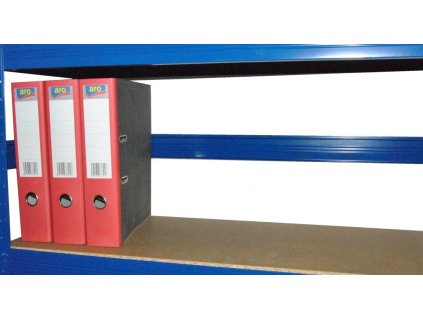 Begrenzung für Regale 90 cm, blau