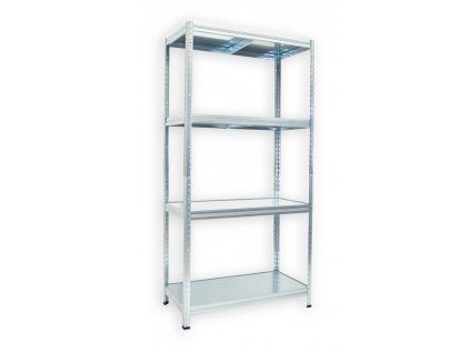 Werkstattregal mit Metallböden Biedrax 60 x 60 x 180 cm verzinkt - 4 Böden verzinkt