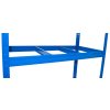 Abstellraum Regal mit Holzböden Biedrax 45 x 120 x 210 cm blau - 5 Fachböden MDF