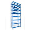 Abstellraum Regal mit Metallböden Biedrax 60 x 120 x 270 cm blau - 8 Böden verzinkt