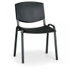 Konferenzstuhl - Kunstoff, schwarz Biedrax Z8982c, Fußgestell schwarz