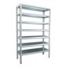 Geschraubtes Abstellraum Regal Biedrax 60 x 150 x 300 cm, verzinkt - 7 Fachböden
