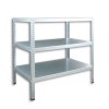 Geschraubtes Werkstattregal Biedrax 30 x 130 x 100 cm, verzinkt - 3 Fachböden