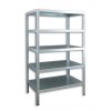 Geschraubtes Werkstattregal Biedrax 40 x 130 x 180 cm, verzinkt - 5 Fachböden