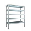 Geschraubtes Werkstattregal Biedrax 75 x 100 x 250 cm, verzinkt - 5 Fachböden