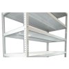 Geschraubtes Werkstattregal Biedrax 50 x 150 x 100 cm, weiss - 3 Fachböden