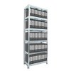188990 buroregal mit holzboden biedrax 60 x 120 x 210 cm verzinkt 6 fachboden mdf