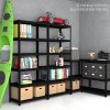 35360 1 steckregale biedrax 40 x 100 x 240 cm 7 fachboden x 100 kg schwarz