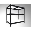 223931 abstellraumregal biedrax 35 x 60 x 90 cm schwarz 3 fachboden wei laminiert 12 mm fachlast 200 kg pro fachboden