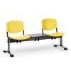 Wartezimmerbank - Kunststoff ISO Biedrax LC9691zl - Gestell verchromt
