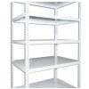 Regal mit Rollen Biedrax, weiss - 45 x 150 x 110 cm, 3 Fachböden