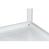 Regal mit Rollen Biedrax, weiss - 45 x 150 x 110 cm, 3 Fachböden