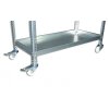 Regal mit Rollen Biedrax, verzinkt - 60 x 130 x 190 cm, 5 Fachböden