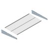 Drahtboden 30 x 80 cm für Biedrax Wandregale, silber (Komplet mit Träger)