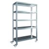 Etagenwagen Biedrax, Schraubsysteme 75 x 150 x 190 cm, 5 Fachböden - verzinkt