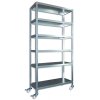 Etagenwagen Biedrax, Schraubsysteme 75 x 150 x 190 cm, 6 Fachböden - verzinkt