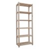 Holzregale Holzlatten 60 x 75 x 210 cm, 6 Fachböden
