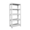 Kellerregale Biedrax 40 x 90 x 180 cm weiss, 5 Fachböden