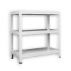 Speisekammer Regale Biedrax 40 x 90 x 120 cm weiss, 3 Fachböden