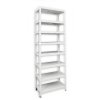 Speisekammer Regale Biedrax 40 x 100 x 270 cm weiss, 8 Fachböden
