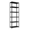 Garagenregale Biedrax 40 x 80 x 210 cm, 6 Fachböden x 100 kg, schwarz