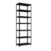 Garagenregale Biedrax 40 x 80 x 210 cm, 7 Fachböden x 100 kg, schwarz