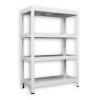 Abstellraum Regale Biedrax 40 x 100 x 120 cm weiss, 4 Fachböden