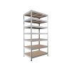 Metallregal Biedrax 60 x 90 x 270 cm, Verzinkt, 7 Fachböden MDF, Fachlast 300 kg pro Fachboden