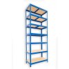 Metallregal mit Holzböden Biedrax 60 x 75 x 210 cm blau - 7 Fachböden MDF