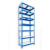 Metallregal mit Metallböden Biedrax 50 x 60 x 210 cm blau - 7 Böden verzinkt