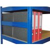 Begrenzung für Regale 35 cm, blau