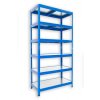 Speisekammer Regal mit Metallböden Biedrax 50 x 75 x 180 cm blau - 6 Böden verzinkt