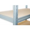 Werkstattregal mit Holzböden Biedrax 45 x 90 x 210 cm verzinkt - 8 Fachböden MDF